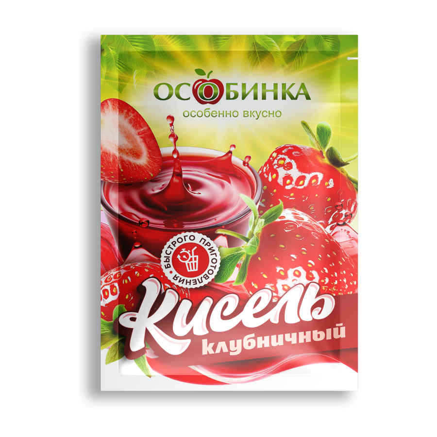 Кисель клубничный